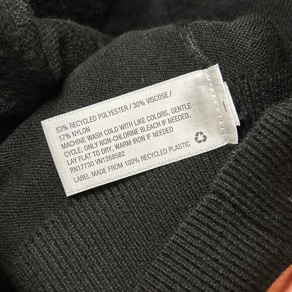 NWT A New Day Women’s Plus 4X Black V-Neck Button Front Cardigan Drop Shoulder - Picture 3 of 16